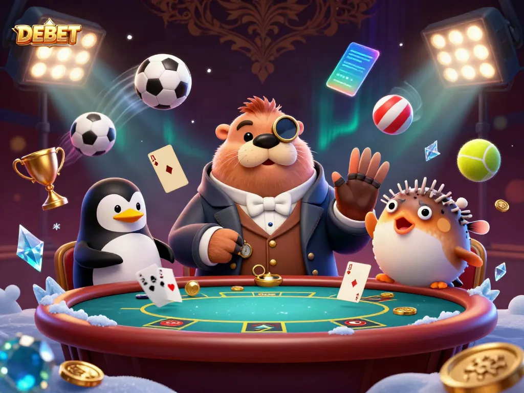 DEBET provides thrilling underwater poker action with unique characters and dynamic gameplay elements.