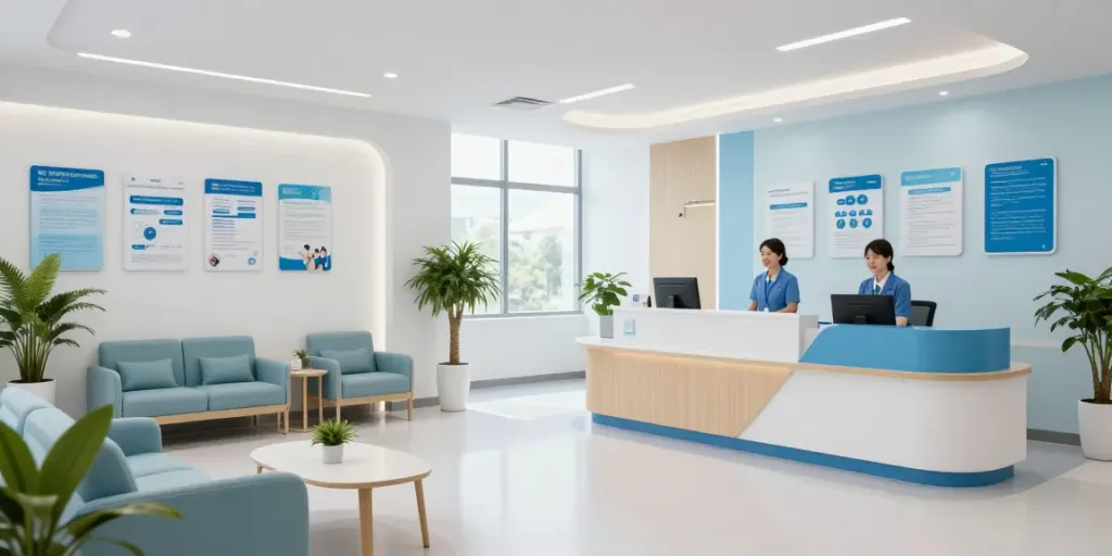 Link gacor healthcare provider delivering patient care in a modern clinic setting.