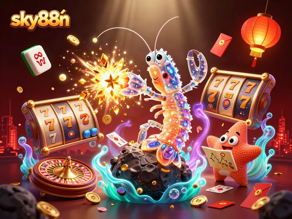 Experience thrilling gameplay at sky88n with vibrant gaming elements and explosive wins.