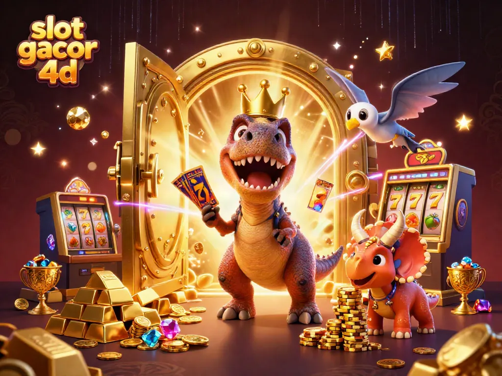 Slot gacor 4d menggabungkan karakter lucu dalam skenario kasino yang ceria dan megah
